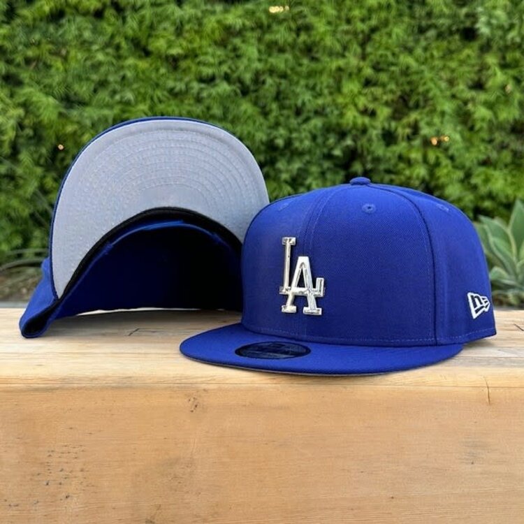 New Era LA Dodgers Royal Silver Metal Logo 950 Snapback