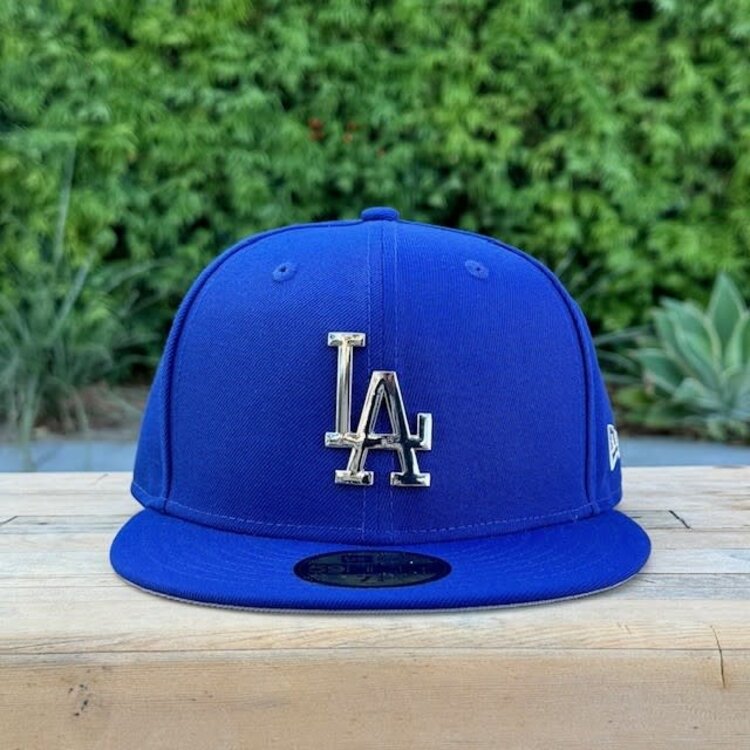 New Era LA Dodgers Royal Silver Metal Fitted