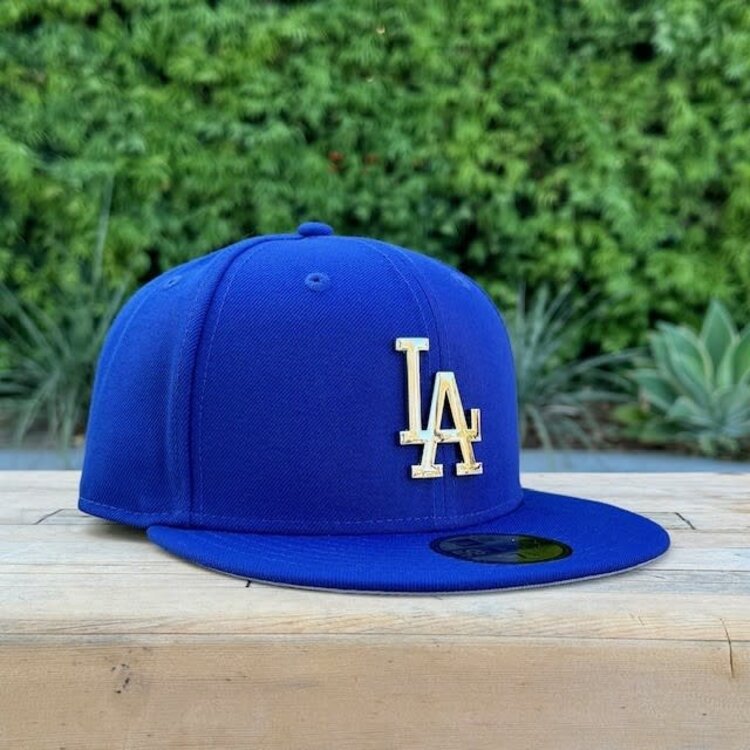 New Era LA Dodgers Royal Silver Metal Fitted