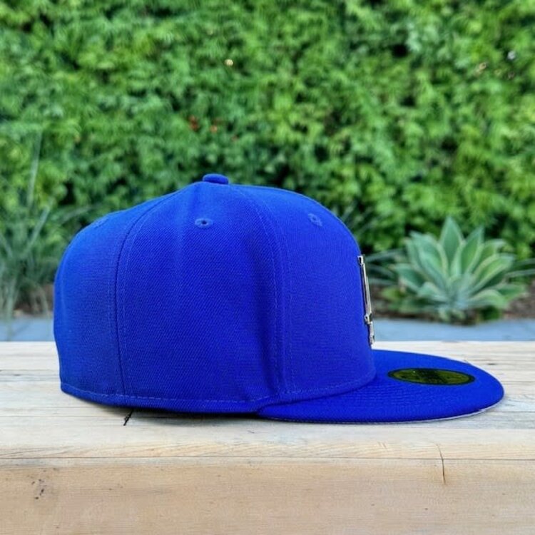 New Era LA Dodgers Royal Silver Metal Fitted