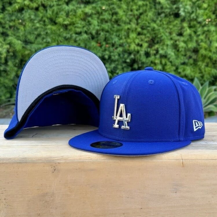 New Era LA Dodgers Royal Silver Metal Fitted