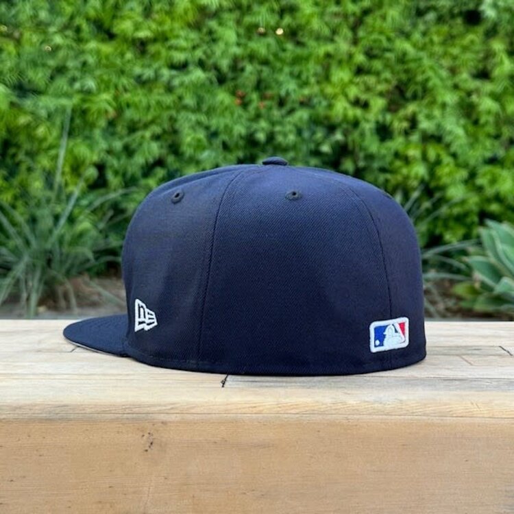 New Era LA Dodgers Navy Silver Metal Fitted