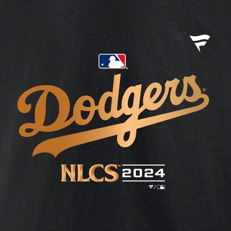 Fanatics Dodgers Men's Black 2024 NLDS Locker Room T-Shirt