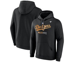 Dodgers Men's Black 2024 NLDS Locker Room Hoodie - The Locker Room