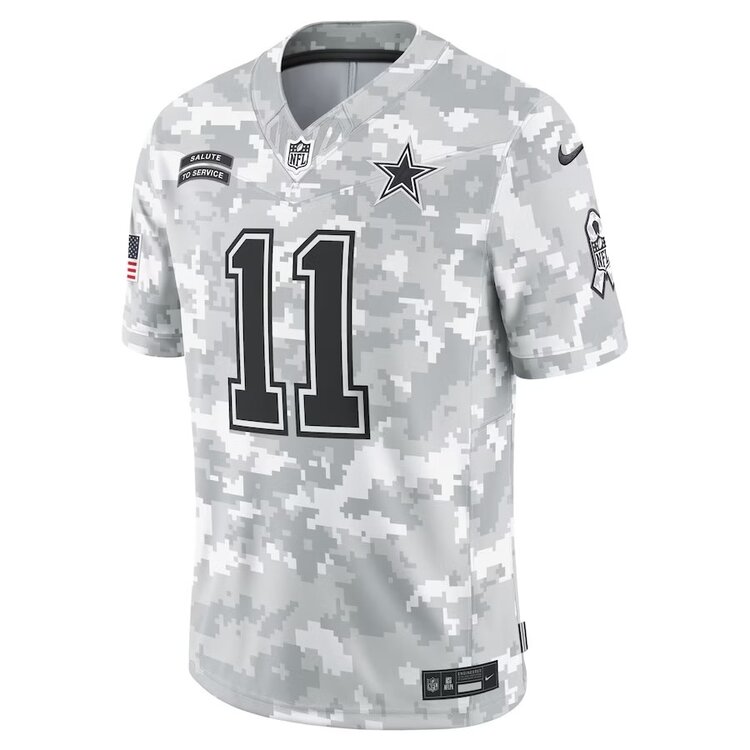 Nike Dallas Cowboys Nike  Men's 2024 Salute To Service Parsons #11 Jersey