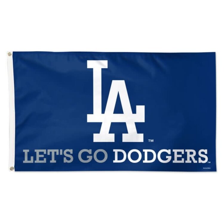 Wincraft MLB LA Dodgers Slogan Deluxe 3'x5' Flag