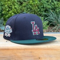 New Era LA Navy/Dk Green 100th BUV