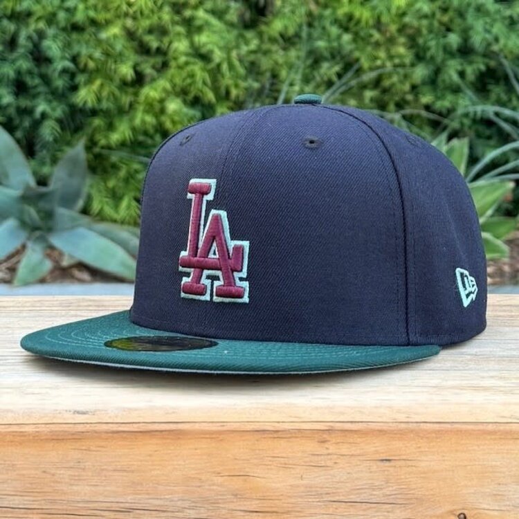 New Era LA Navy/Dk Green 100th BUV