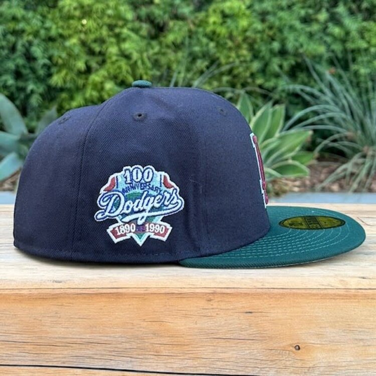 New Era LA Navy/Dk Green 100th BUV