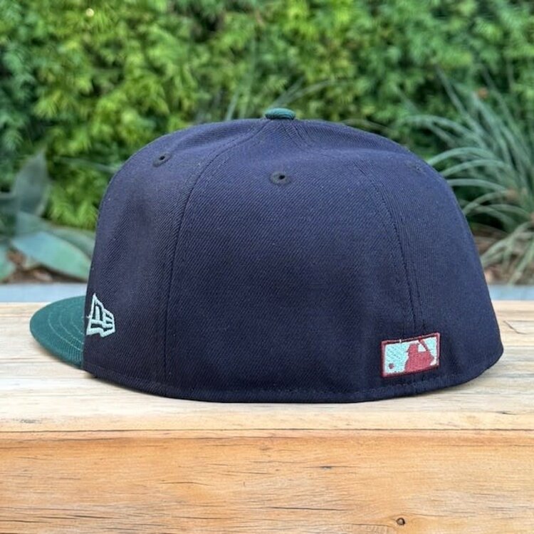 New Era LA Navy/Dk Green 100th BUV