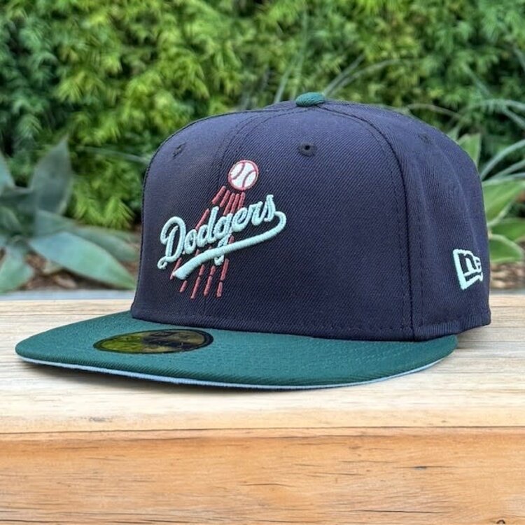 New Era Dodgers Navy/Dk Green 100th