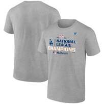 Fanatics Dodgers Men's Gray 2024 NLCS Locker Room T-Shirt