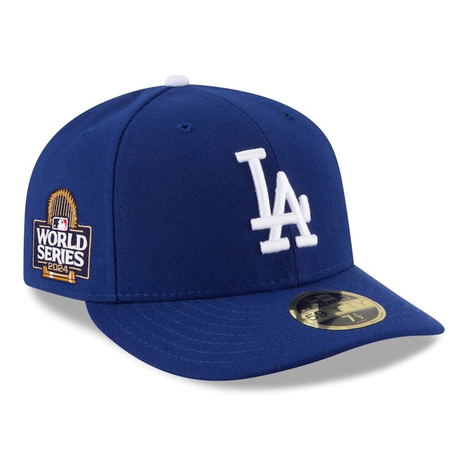 LA Dodgers New Era 2024 World Series Side Patch Low Profile Fitted