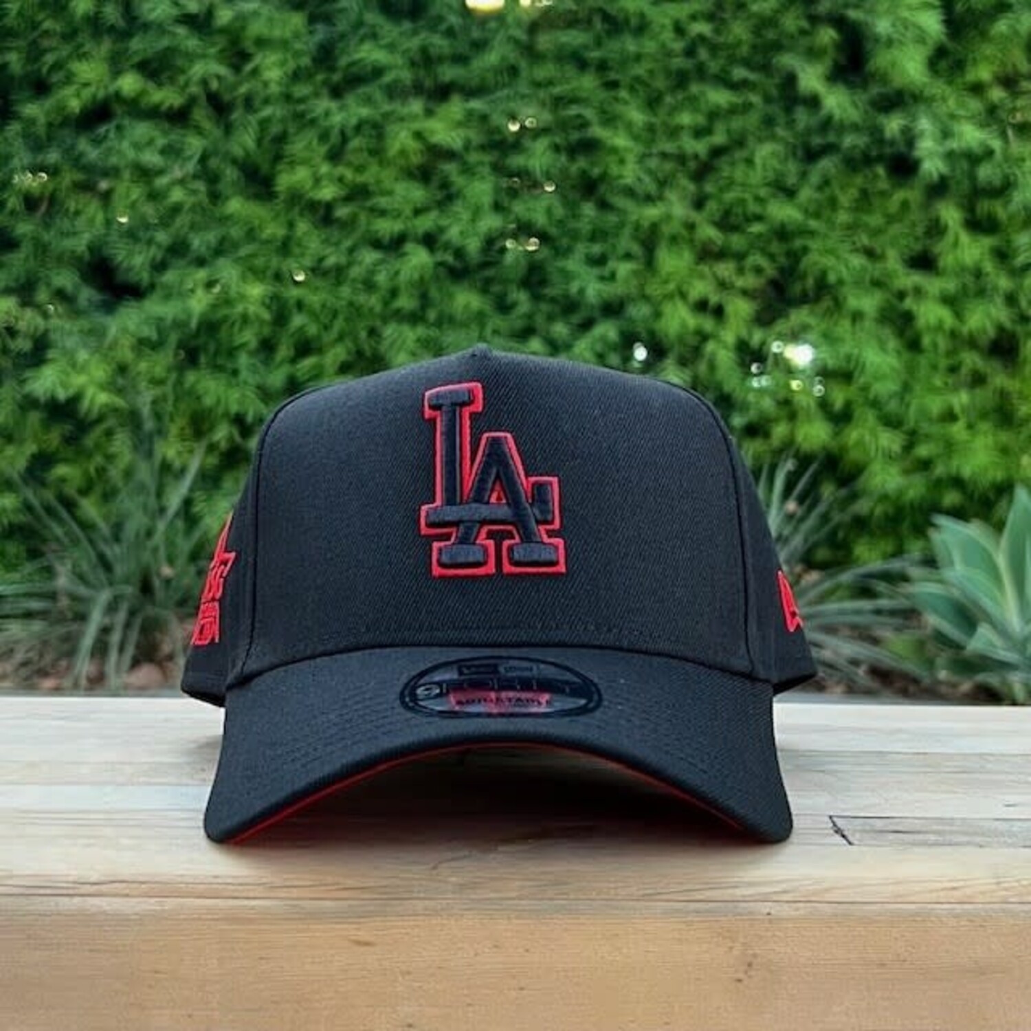 Los Angeles Dodgers キャップ レッド ブラック LA Dodgers Black Red Outline 2022 ASG Red UV 940AF - The