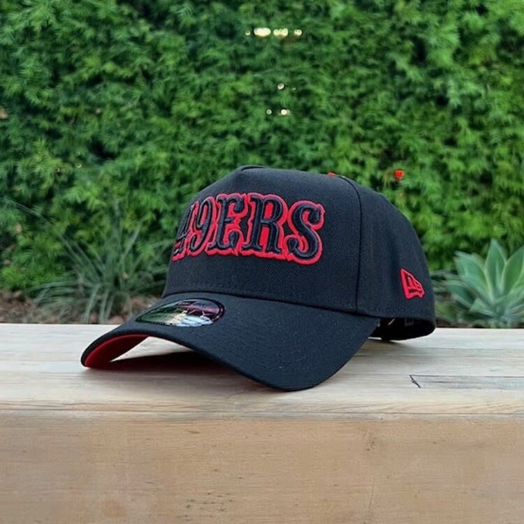 New Era 49ers Black Red Outline 60 Seasons Red UV 940AF