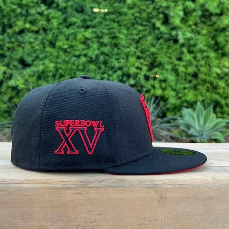 New Era Raiders Black Red Outline SB XV Red UV Fitted