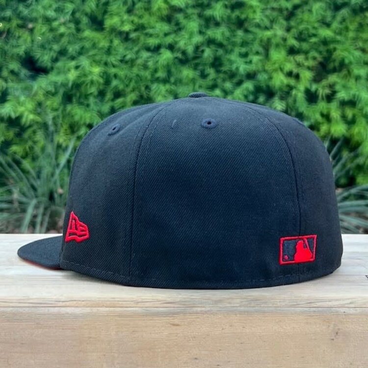 New Era Nationals Black Red Outline Inaugural Red UV Fitted