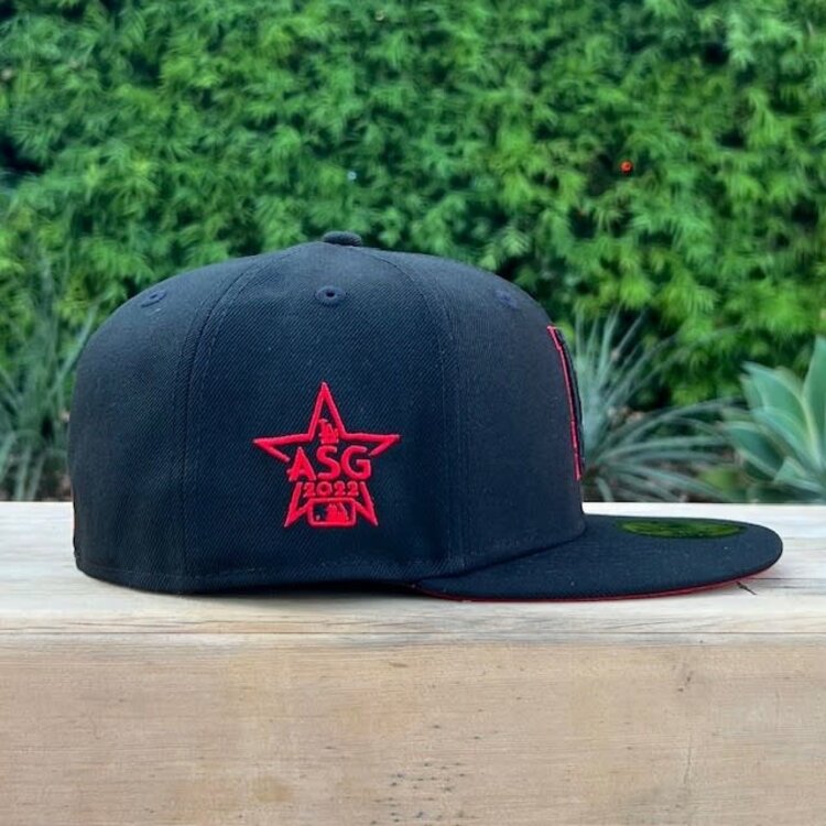 New Era LA Dodgers Black Red Outline 2022 ASG Red UV Fitted