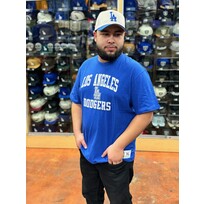 Mitchell and Ness LA Dodgers Men's M&N Legendary Slub Vintage Logo SS Tee