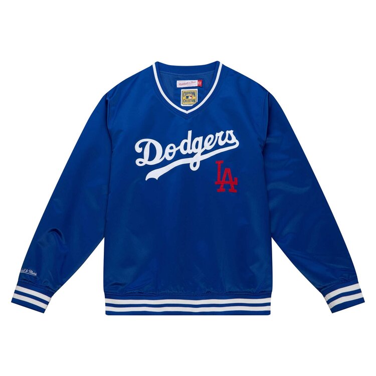 Mitchell and Ness LA Dodgers M&N Sideline Pullover Satin Jacket