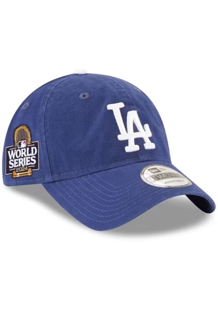 New Era LA Dodgers 2024 World Series Side Patch Adjustable 920 Blue