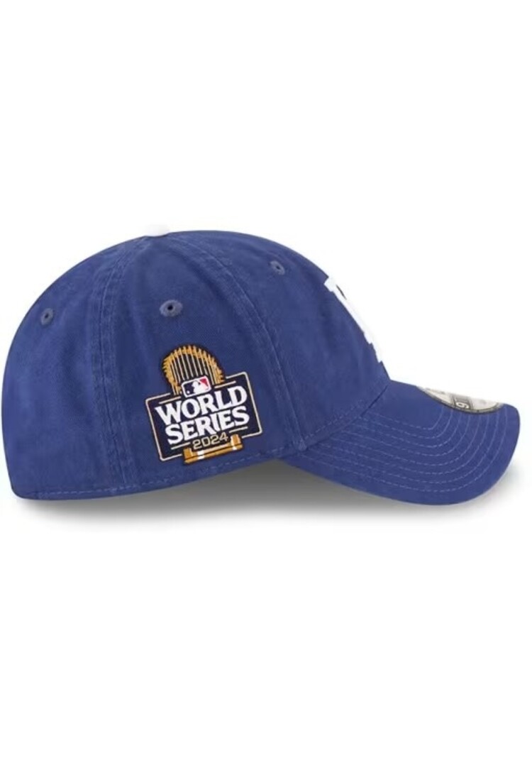 New Era LA Dodgers 2024 World Series Side Patch Adjustable 920 Blue