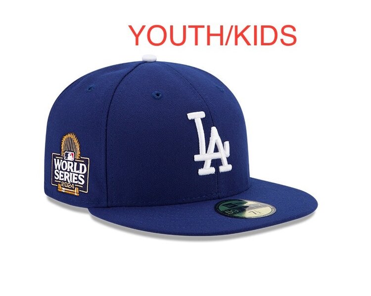 New Era LA Dodgers 2024 Youth World Series Side Patch Fitted