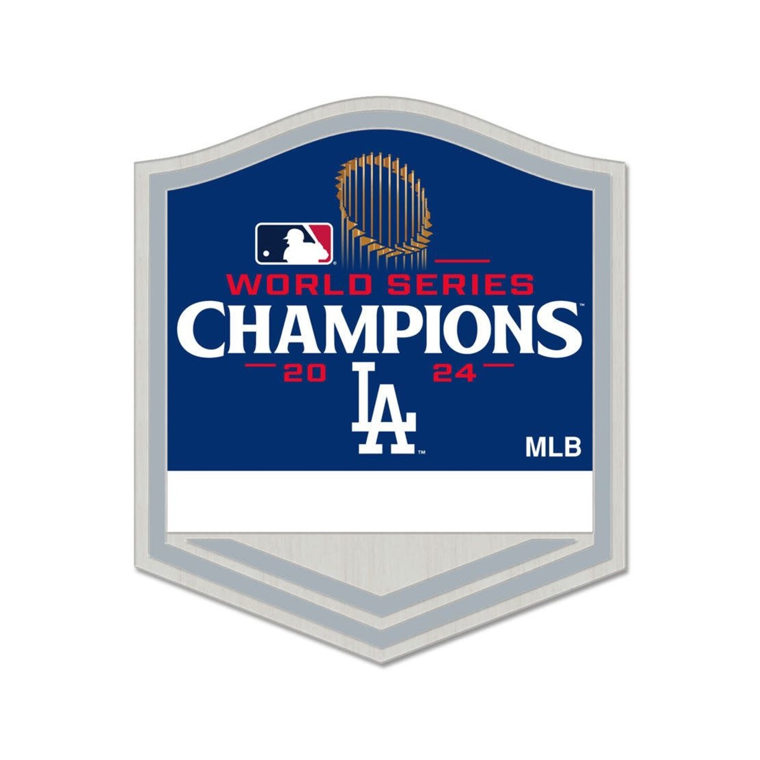 LA Dodgers 2024 World Series Champions Plaque Collector Pin