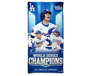 LA Dodgers 2024 World Series Champions Players Beach Towel 30