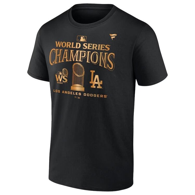 Fanatics Dodgers Men's Black 2024 WS Champs Parade T-Shirt