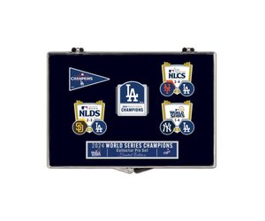 LA Dodgers 2024 Road to World Series 5-Pin Set - The Locker Room