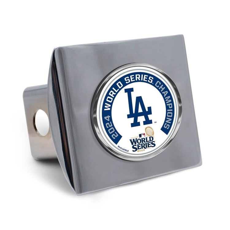 Wincraft LA Dodgers 2024 World Series Champions Hitch Cover-Domed Metal Emblem