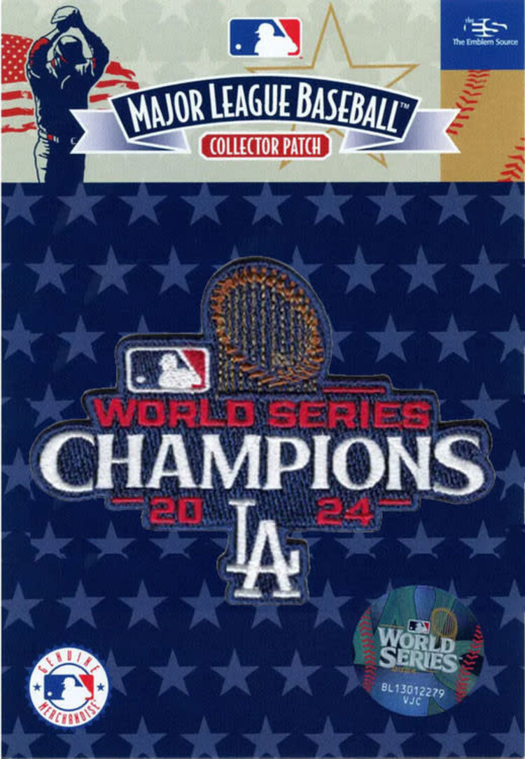 Emblem Source LA Dodgers 2024 World Series Champions Collector Patch