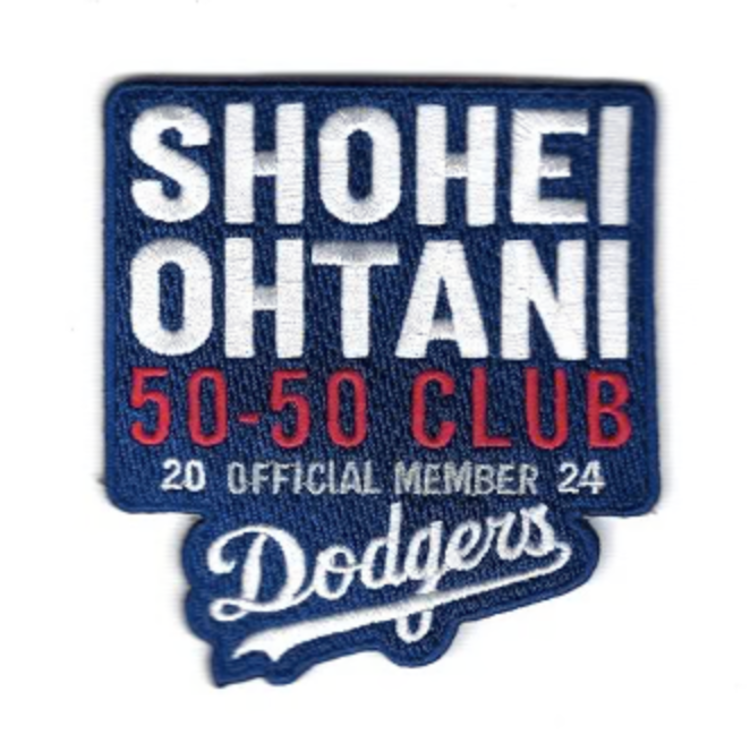 Emblem Source Shohei Ohtani 50-50 Club 2024 Official Member LA Dodgers FanPatch