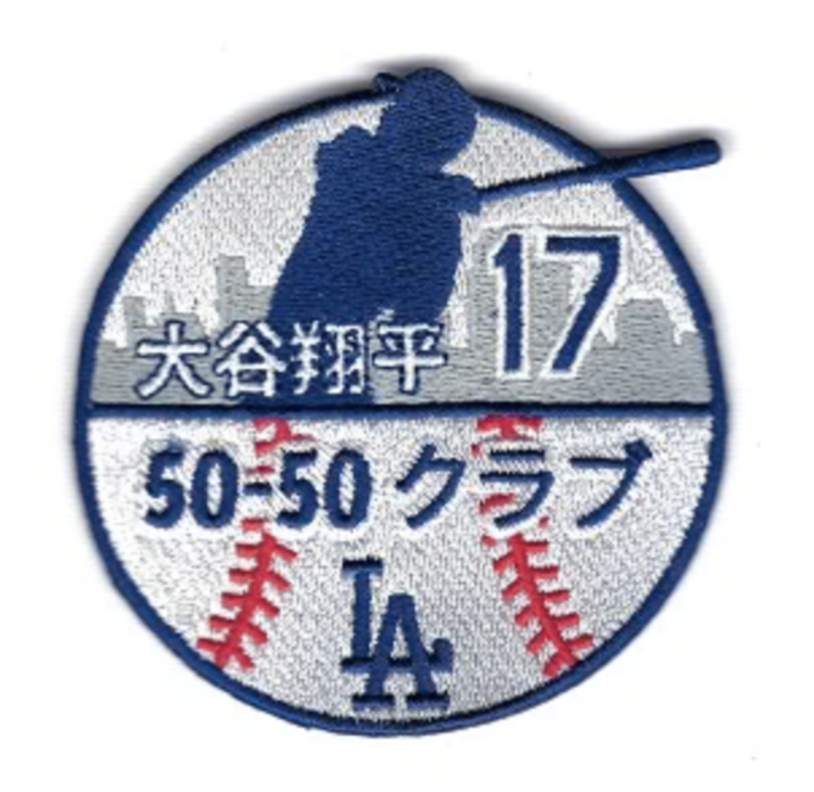 Emblem Source Ohtani 50-50 Club City Japanese LA Dodgers FanPatch