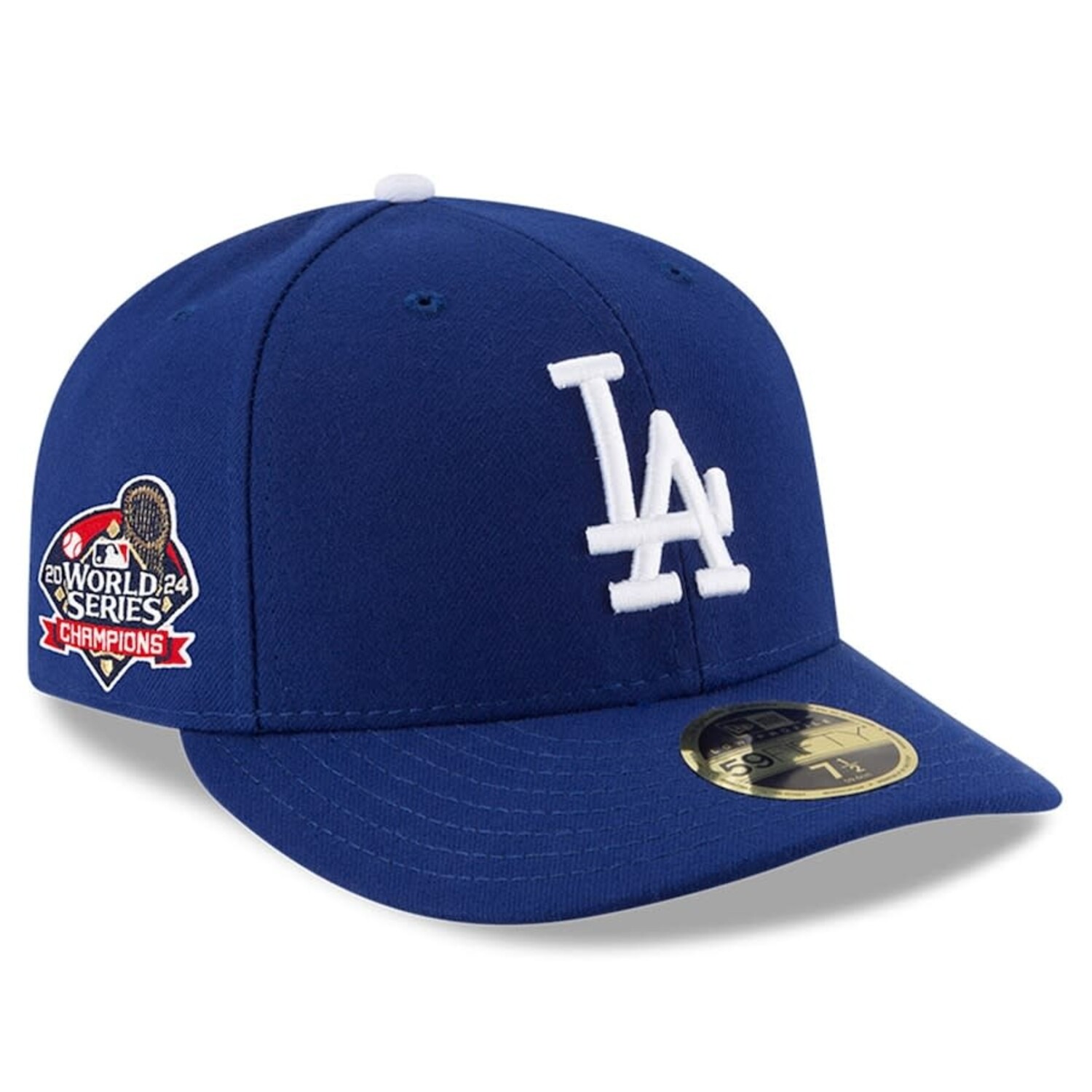 LA Dodgers 2024 WS Champs Low Profile Fitted - The Locker Room of