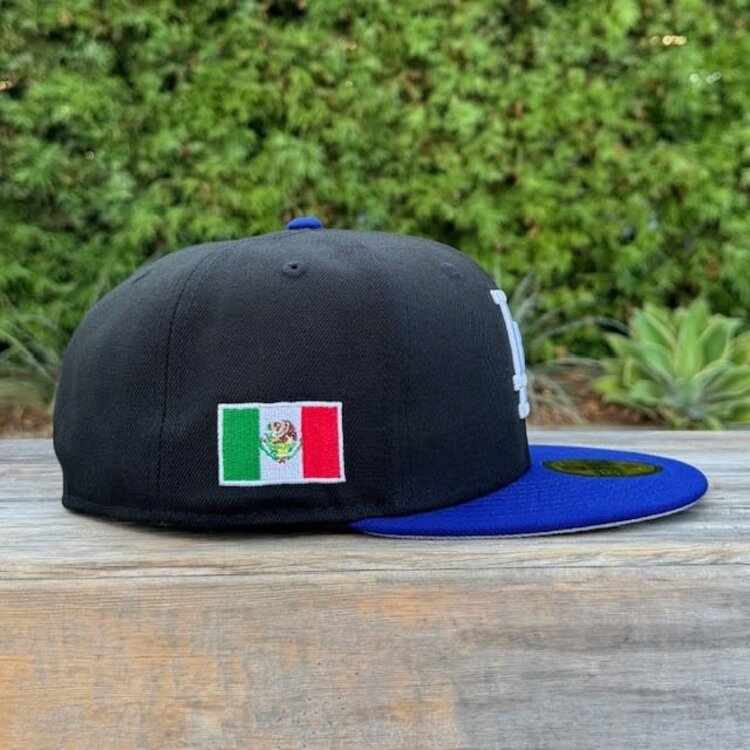 New Era LA Black/Royal Mexico Flag