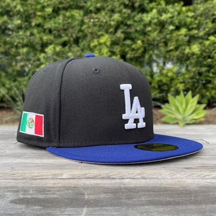 New Era LA Black/Royal Mexico Flag