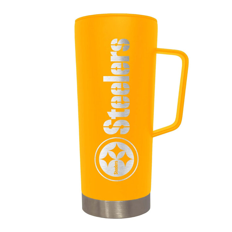 Great American Products Roadie with Handle Travel Mug 18oz NFL Steelers