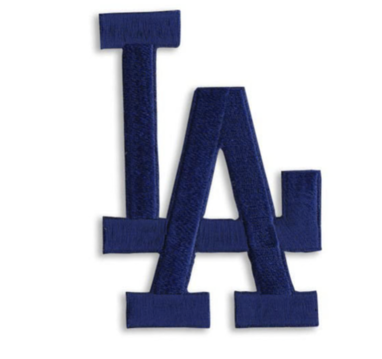 Emblem Source LA Dodgers Interlock Logo Sleeve Patch