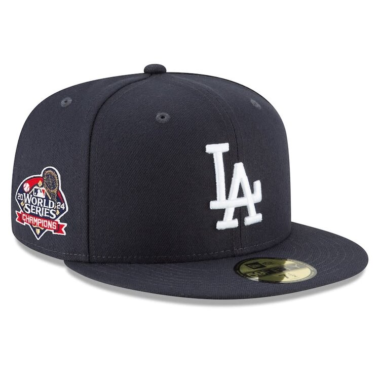 New Era LA Dodgers Navy 2024 World Series Champions Fitted