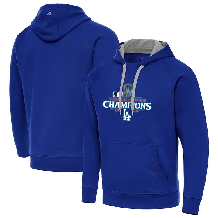 Antigua LA 2024 World Series Champs Royal P/O Hoodie