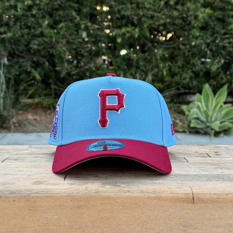 New Era Pirates Sky Blue/Cardinal Outline 76th World Series Blush UV 940AF