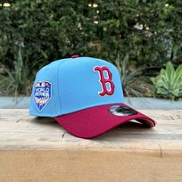 New Era Boston Sky Blue/Cardinal Outline 2018 World Series Blush UV 940AF