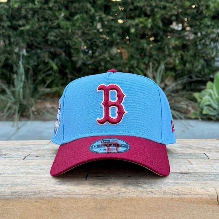 New Era Boston Sky Blue/Cardinal Outline 2018 World Series Blush UV 940AF