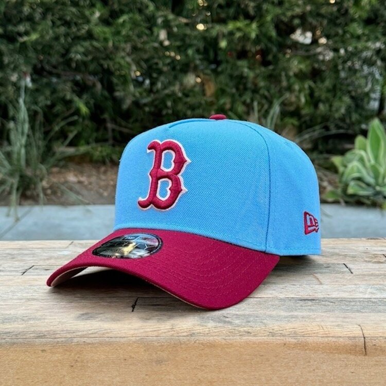 New Era Boston Sky Blue/Cardinal Outline 2018 World Series Blush UV 940AF