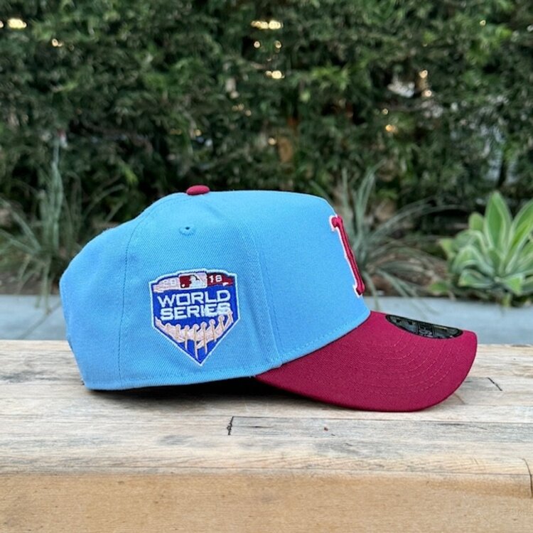 New Era Boston Sky Blue/Cardinal Outline 2018 World Series Blush UV 940AF