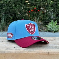 New Era Raiders Sky Blue/Cardinal Outline SB XVIII Blush UV 940AF