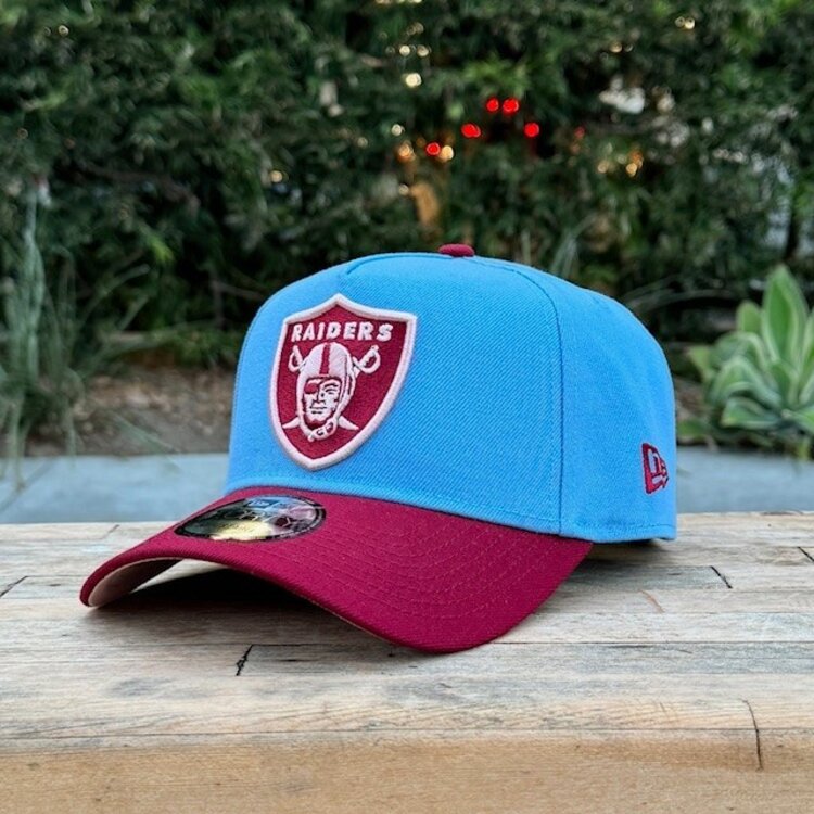 New Era Raiders Sky Blue/Cardinal Outline SB XVIII Blush UV 940AF