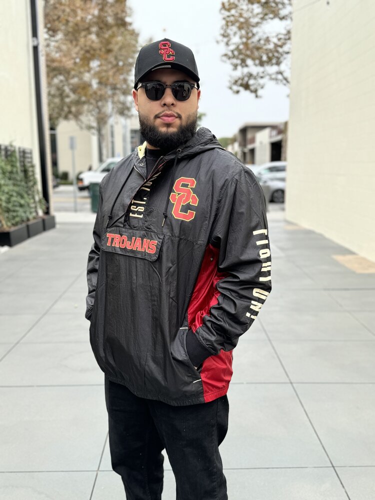 Mitchell and Ness USC Trojans M&N Team Origins 2.0 Anorak Windbreaker